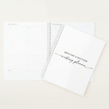 ミニマモダンリスト書道インクウェディングプランナー