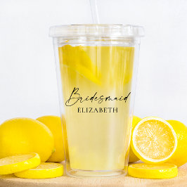 ミニマモダンリスト書道インクブリーズメイド アクリルタンブラー