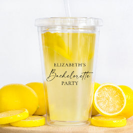 ミニマモダンリスト書道バチェロレッテ アクリルタンブラー