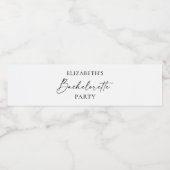 ミニマモダンリスト書道バチェロレッテ ペットボトルラベル (シングルラベル)