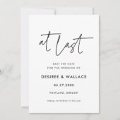 ミニマモダンリスト最後に セーブザデート (正面)