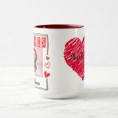 ミニマモダンリスト最高のシックフレンドBFF写真2- マグカップ (中央)