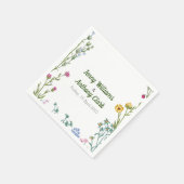 ミニマモダンリスト植物学フローラ スタンダードカクテルナプキン (角)