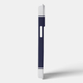 ミニマモダンリスト海軍ブルーモノグラム Case-Mate iPhoneケース (裏面 / 右)