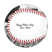 ミニマモダンリスト父の日の最高のパパEver Photo 野球ボール (正面左)