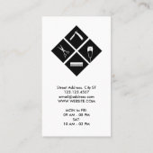 ミニマモダンリスト理容師 名刺 (裏面)