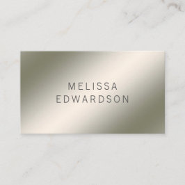 ミニマモダンリスト発光銀プロフェッショナル 名刺