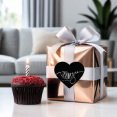 ミニマモダンリスト白黒カスタム ラウンドシール