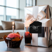 ミニマモダンリスト白黒カスタム ラウンドシール