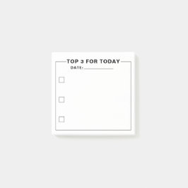 ミニマモダンリスト白黒トップ3 ポストイット