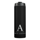 ミニマモダンリスト白黒モノグラム タンブラー (正面)