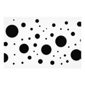 ミニマモダンリスト白黒抽象芸術サークル フォトプリント            (正面)