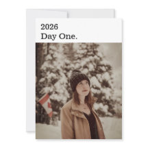 ミニマモダンリスト白黒新年写真