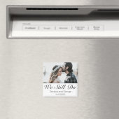 ミニマモダンリスト白黒記念日の写真 マグネット (インサイチュ (食洗機))