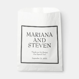 ミニマモダンリスト白黒 フェイバーバッグ