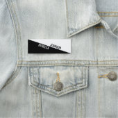 ミニマモダンリスト白黒 名札 (インサイチュ)