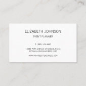 ミニマモダンリスト白 名刺 (裏面)