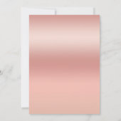 ミニマモダンリスト素朴結婚式招待状 招待状 (裏面)