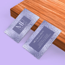 ミニマモダンリスト紫色の箔メタリック