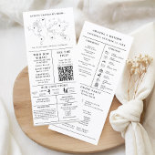 ミニマモダンリスト結婚のインフォグラフィック計画