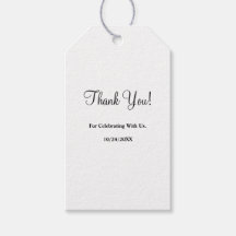 ミニマモダンリスト結婚のギフトラベル