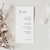 ミニマモダンリスト結婚のバードリンクのメニュー一覧