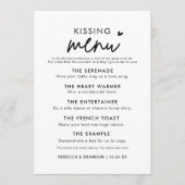 ミニマモダンリスト結婚のメキスをするニュー メニュー (正面)