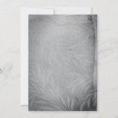 ミニマモダンリスト結婚の写真が日付を保存 セーブザデート (裏面)