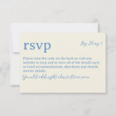 ミニマモダンリスト結婚ニュートラ結婚ルのQR 出欠カード (正面)