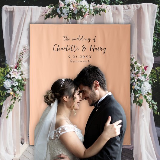 ミニマモダンリスト結婚ホワイトの背景 タペストリー