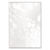 ミニマモダンリスト結婚モノクロ テーブルナンバー (裏面)