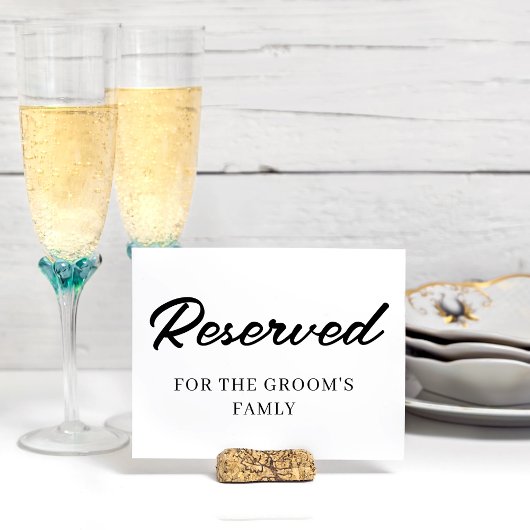 ミニマモダンリスト結婚リザーブドパーソナライズされた テーブルナンバー