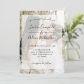 ミニマモダンリスト結婚写真 招待状 (スタンド正面)