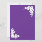 ミニマモダンリスト結婚式招待状-シンプル 招待状 (裏面)