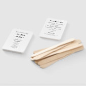 ミニマモダンリスト結婚式 プログラムハンドファン ハンドファン (組立なし)