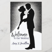 ミニマモダンリスト結婚・アートの婚約歓迎 (正面)