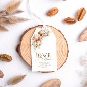 ミニマモダンリスト結婚・テラコッタ ギフトタグ