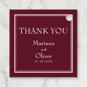 ミニマモダンリスト縁どバルガンディ フェイバータグ (裏面)