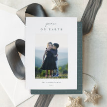 ミニマモダンリスト縦型クリスマスフォト