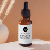 ミニマモダンリスト美しい製品ラベル ラベル