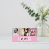 ミニマモダンリスト美容師 名刺 (スタンド正面)