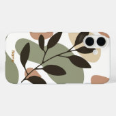 ミニマモダンリスト自然トーン Case-Mate iPhoneケース (裏面 (横))