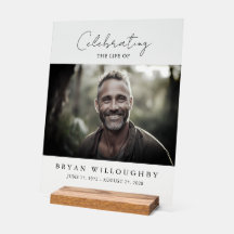 ミニマモダンリスト葬儀メモリアル11x14