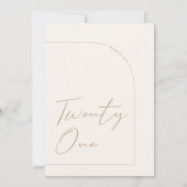 ミニマモダンリスト表21表 招待状 (裏面)