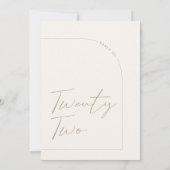 ミニマモダンリスト表22表 招待状 (裏面)