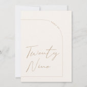 ミニマモダンリスト表29表 招待状 (裏面)