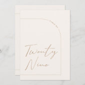 ミニマモダンリスト表29表 招待状 (正面/裏面)