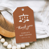 ミニマモダンリスト赤ちゃんシャワーメッセージカード ギフトタグ