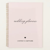 ミニマモダンリスト赤面ピ結婚ンク プランナー手帳 (正面)