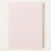 ミニマモダンリスト赤面ピ結婚ンク プランナー手帳 (裏面)